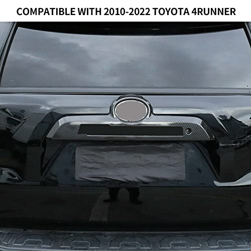 Hoolcar Tailgate Handle Cover Rear Door Handle Trim Compatible with 2010-2022 Toyota 4Runner, Carbon Fiber, Exterior Accessories by Hoolcar - Image 7