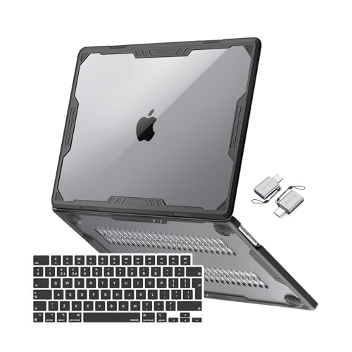 Funda MacBook Air 15 que evita arañazos con parachoques y cubre teclado
