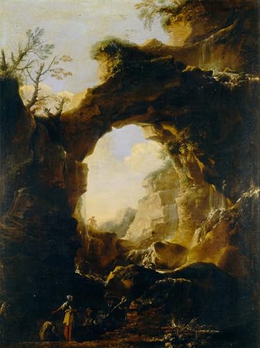 Cuadro en lienzo impresión imagen paisaje con y cascadas decorativos 60x90cm