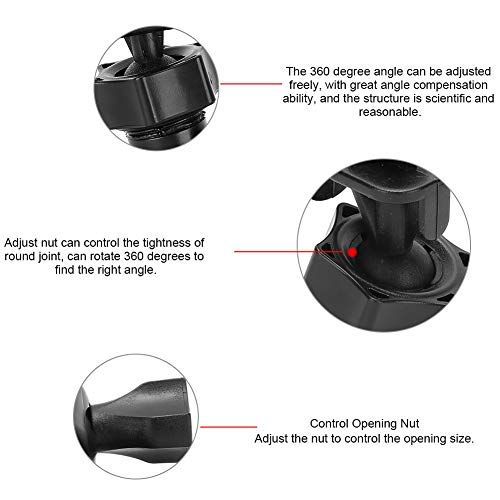 Niiyen 2Pcs 360 Degrees Rotating Car DVR Holder Car Driving Recorder Mount Camera DV Bracket for Bicycle Motorcycle Car - Thumbnail 3