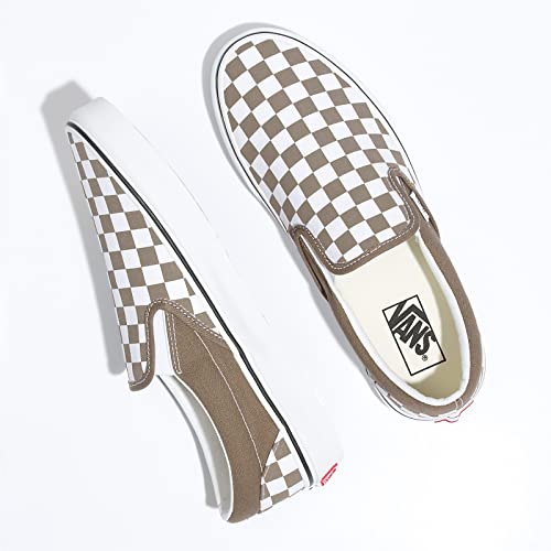 Vans Vans Men's Classic Slip On, (Color Theory Checkerboard) Walnut, Size 9