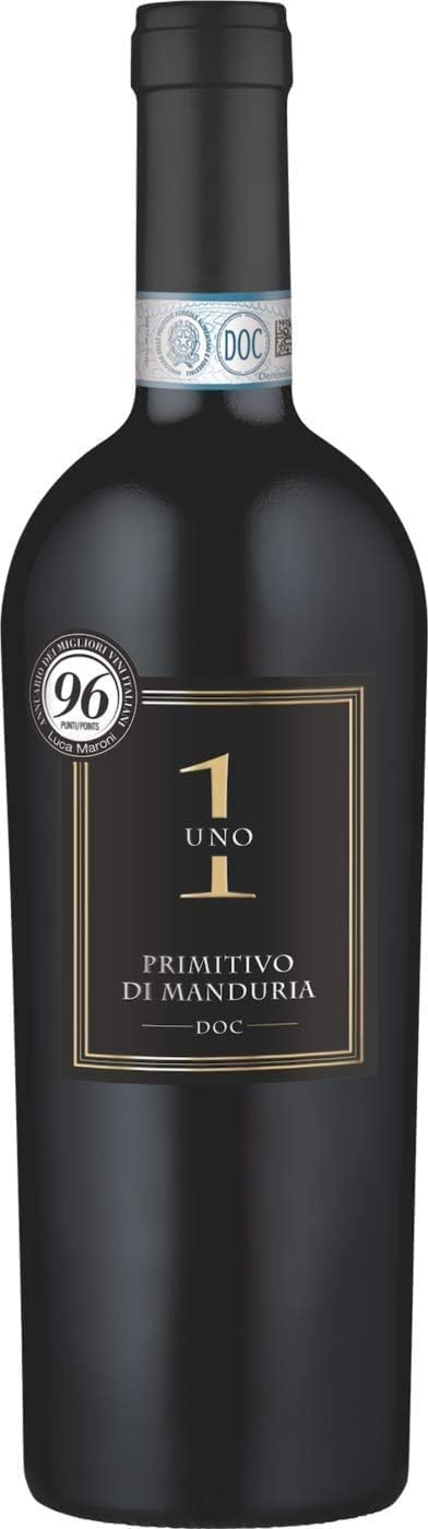 Masseria La Volpe Primitivo Rotwein 2024 – Primitivo di Manduria DOC, 96 Punkte, Trocken, Vollmundig, Apulien, 9 Monate Fassreife, 0,75 l