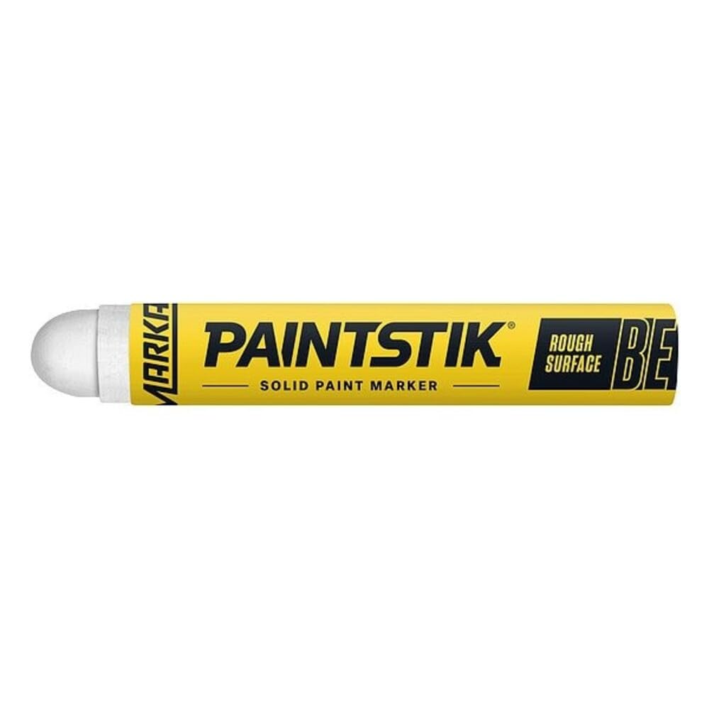 Markal Paintstik 80620 B-E Lot de 12 marqueurs de surface d'ambiance pour peinture solide Blanc