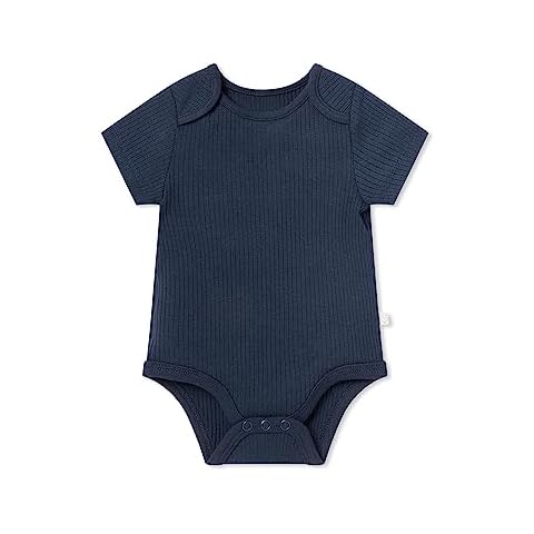 MORI Baby Ribbed Short Sleeve Bodysuit Cover