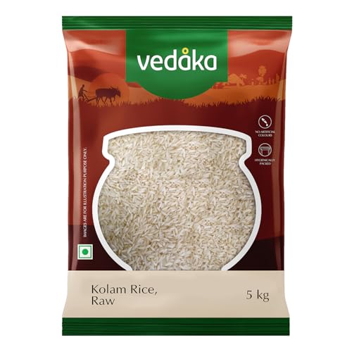 Image of Amazon Brand - Vedaka Kolam Rice | Raw | 5 Kg