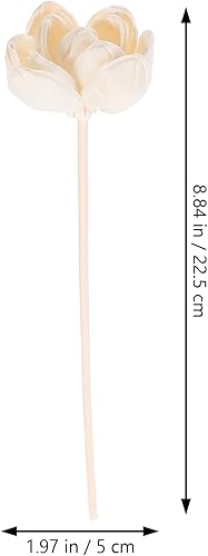 Miniatura 2 de VOSAREA 4pcs Difusor Flores Aromaterapias Reed Flores Colocación Recambio Difusor Aroma Stick con Cuerda para el Hogar Fragancia Como Se Muestra