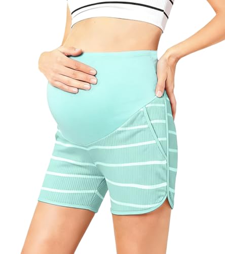 Short de maternité FEOYA en tissu premium fluide et coupe ample élégante