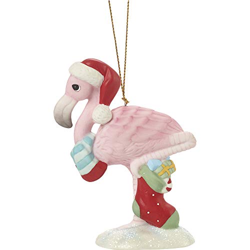 Precious Moments Flamingo Ornamento, Multi