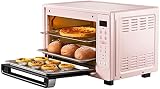 Horno, freidoras de aire Horno eléctrico, tostadora Horno Freidora de aire Hogar Pequeña máquina multifunción para hornear pasteles Máquina para hacer pan 35L Gran capacidad 70-230 ° C Control de temp