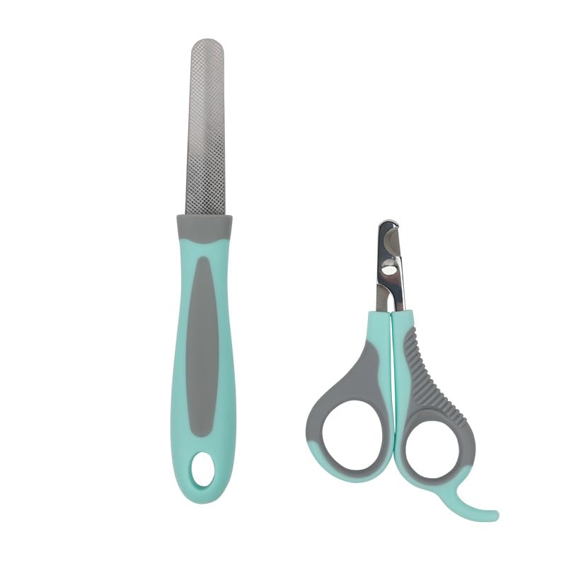 Generic Pet Nail Clippers, Small Animal Toenail Trimmer Kit, Multiple Sizes, Light Green and Silver