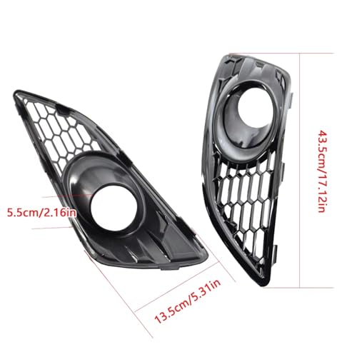 Cubiertas de rejilla parachoques inferior para reparar el frontal dañado de tu Ford Fiesta 2