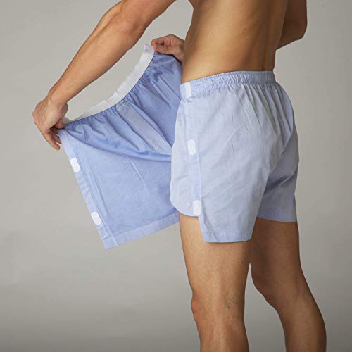 Adaptive Underwear: Unisex Boxer in Pure Egyptian Cotton with Easy Velcro Closure3