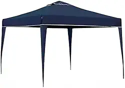 Tenda Gazebo Sanfonada 3x3 Articulada Impermeável - Barraca de Praia Resistente para Camping, Proteção Ar Livre e Exterior