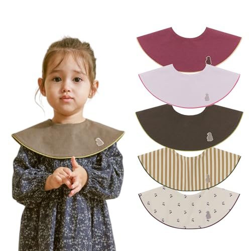 [Konny] Rj[xr[X^C Zbg Baby Bib 360°[O 悾ꂩ zE Vv ̎q j̎q xr[R[f oYj  v[g 5-F(Vintage Cherry, Plum Pink, Khaki