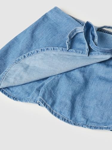 Max Pure Cotton Western Skort Light Blue - Image 6 thumbnail