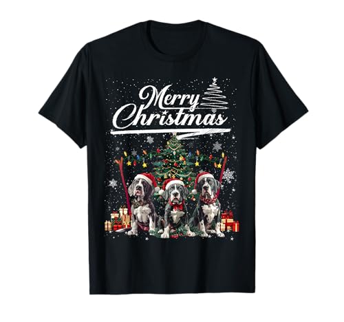 Great Dane Christmas Tree Decorations Dog Lover Xmas Gifts T-Shirt