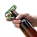 Gropener: One Handed Grab Opener for Bottles (Aluminum, Green)