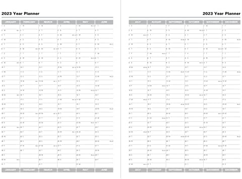 Letts of London Standard A4 week to view 2023 diary - black (23-T31ZBK)