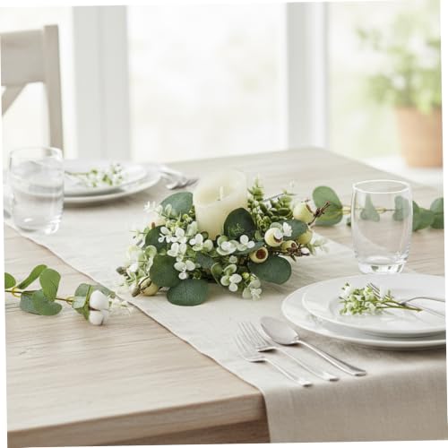 Couronne d'eucalyptus de qualité supérieure pour centre de table - 6