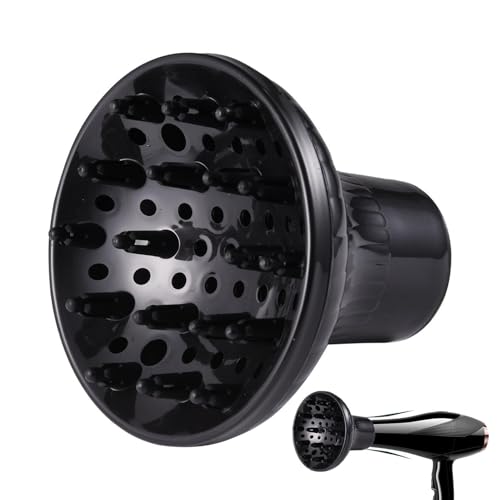 Haardiffusor Haartrockner Diffusor Aufsatz, Diffuser Haare, Diffuser Föhn Aufsatz, Wohnaccessoires für welliges Haar, glattes Haar für Barbershop, Toilette, Badezimmer