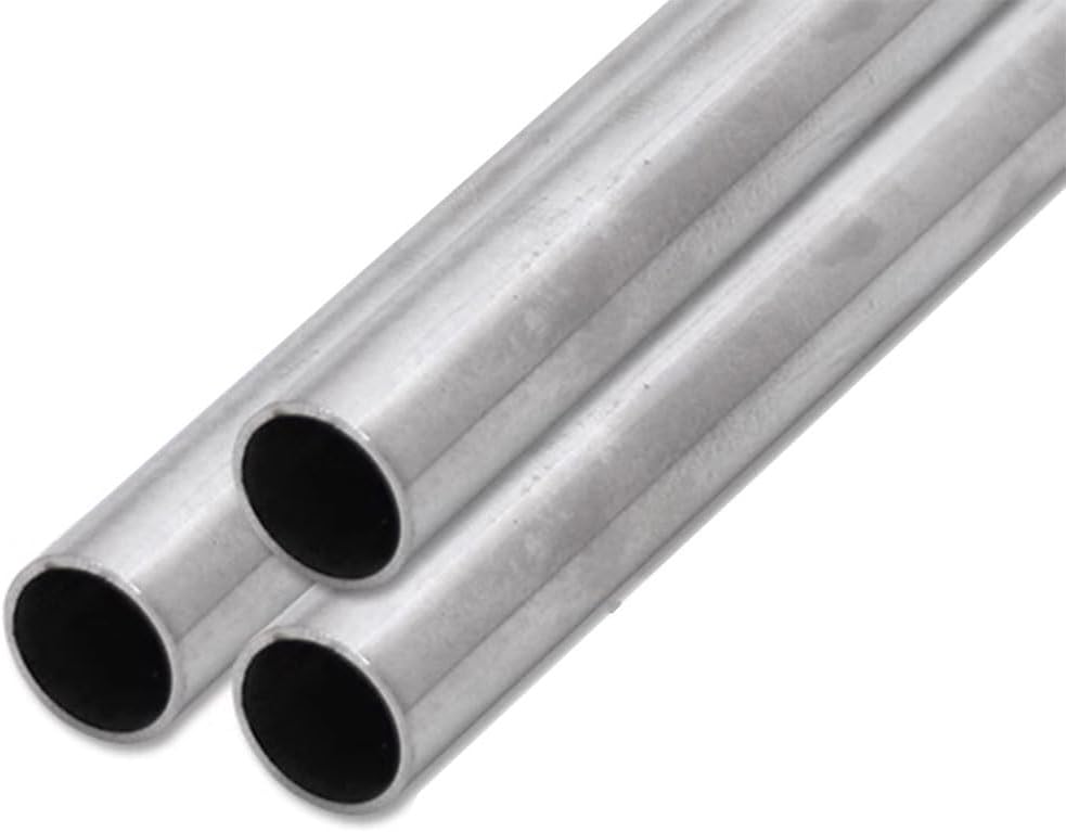 304 Stainless Steel Capillary Tube 250mm, OD12mm ID6-11.5mm, Seamless Industrial Pipe for Instrumentation and Electronics -2pcs(ID 10mm)