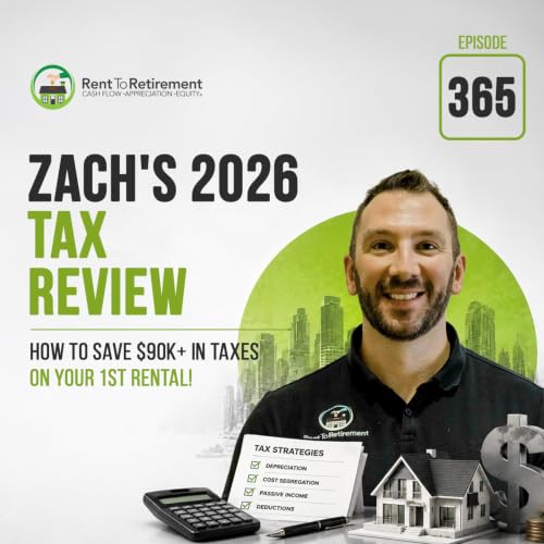 Zach's 2026 Tax Review: How to save $90K+ in taxes on your 1st rental!
