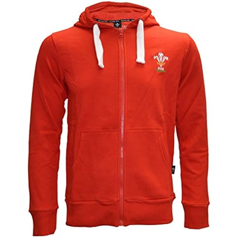 [Red, X-Small] NEW KIDS BOYS GIRLS WELSH WALES CYMRU OFFICIAL WRU WARM ZIP HOODIE W-023 Cover