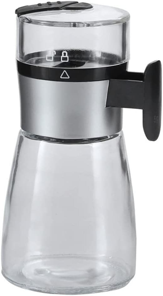 Kitchen Push-Type Salt Dispense Pepper Shaker Spice Salt Sugar Bottle Spice Jar Push Type Can Seasoning Bottle (A 13 * 6.3CM)