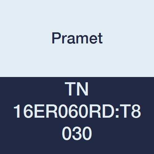 TN 16ER060RD:T8030 Carbide Multi-Material (P30,M25,K30) Indexable External Threading Insert, Round 30 Degree Full Profile, TPI 6, 3" Cutting Edges, PVD, Use SER/L Tool Holder, Gold (Pack of 5)