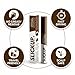SLICKUP Hair Touch Up Stick Temporary Color, Gray Hair Coverage, Hair Colour Stick, White Hair Coverage, Hair Mascara, Beard & Root Touch Up (Brown)