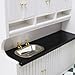 Dollhouse Kitchen Set Miniature Furniture of Dining Room Kit 1/12 Scale Wooden Scenes Accessories (Style-A)