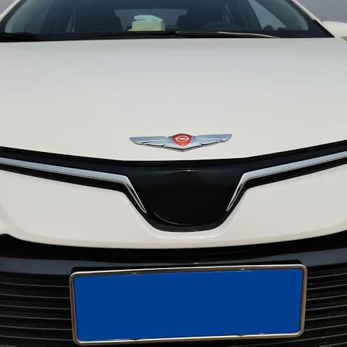 XIYUANFA Auto 3D Logo Metall Aufkleber Emblem für Opel Vauxhall Vectra 2000-2009, 3D Logo Abzeichen Abziehbilder Karosserie Emblem Autoaufkleber Auto Zubehör,B