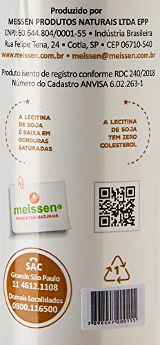 Lecitina de Soja 500mg 60 cápsulas, Meissen
