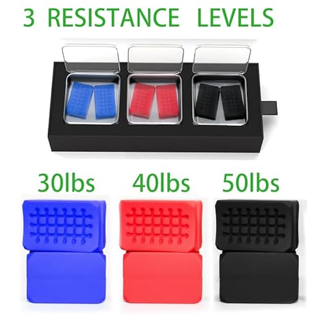 Jaw Exerciser - 3 Resistance Levels Silicone Jawline Shaper (6 PCS) - jawline Exerciser for Beginner Intermediate Advanced User