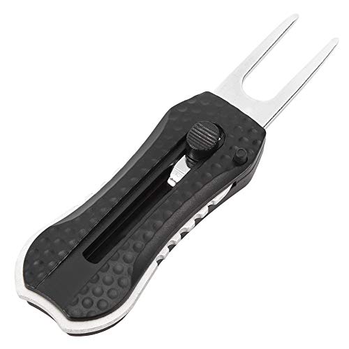 Ferramenta de Limpeza de Divot de Golfe Em Aço Inoxidável, Marcador de Bola de Golfe, Acessório Port