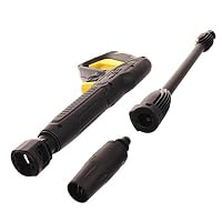 TECHKAR Hochdruckreiniger Pistole 5m Hochdruckschlauch & Lanze – Kärcher K2 – K5 Zubehör – Vario verstellbare Düse für Hochdruckreiniger – Click Quick Connect – M22x1,5 – Ansicht 4