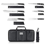 Cangshan S Series 1024135 German Steel Forged 7-Piece BBQ Knife Set