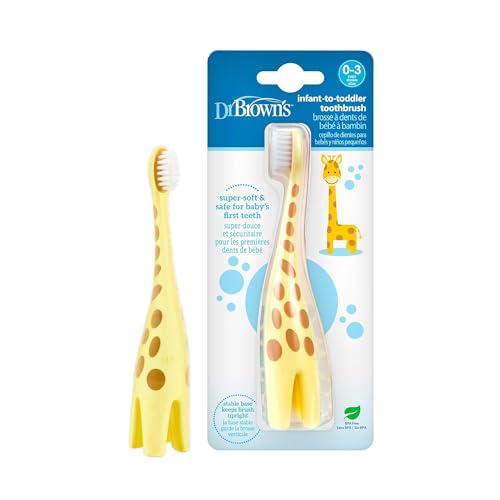 Dr. Brown'S HG061-P4 Infant-To-Toddler Training Toothbrush Set With Fluoride-Free Baby Toothpaste thumb #17