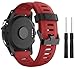 TOPsic Garmin Fenix 3 Correa de Reloj, Banda Reemplazo de Silicona Suave Deportiva con Herramientas para Garmin Fenix 3 / Reloj Elegante de Fenix 3 HR Multi-Colors