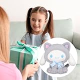 LGQHCE Cinnamorroll Plush Doll, Cinnamorroll Plush Toy Figure Soft Stuffed Animal Doll Plushies Animal Plush Doll Cartoon Cuddly Doll Figurine Plush Birthday Gift for Boys and Girls (23cm) - Image 4