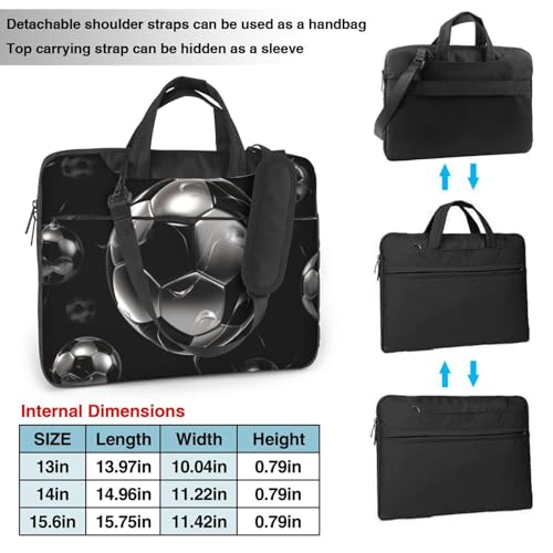 Bolso para Portátil KHiry Negro Unisex miniatura 2