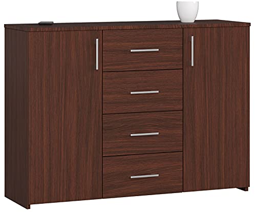 Cómoda AKORD K45 Wenge 110 cm 2 puertas