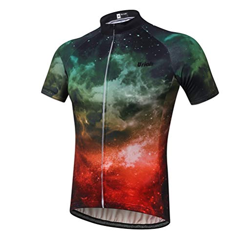Uriah Men's Cycling Jersey Short Sleeve Bright Universe Size XL(CN)