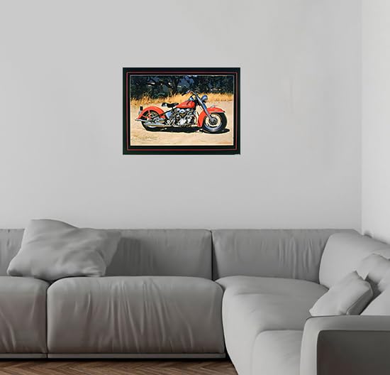 Amazon.com: Harley Davidson Motorcycle Wall Decor Picture