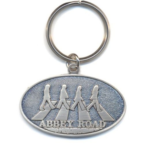 Preisvergleich Produktbild Beatles Abbey Road oval metal keyring (ro)
