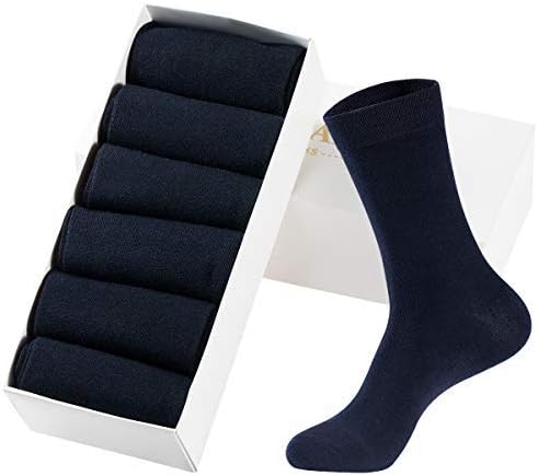 MAGIARTE Mens Dress Socks Combed Anti-pilling Cotton Calf Length Moisture Wicking odor Control Casual Crew Socks for Men - Image 5