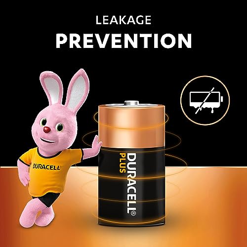 Duracell Plus D Batteries (4 Pack) - Alkaline 1.5V - 100% Life Guaranteed - Reliability For Everyday Devices - 0% Plastic Packaging - 10-Year Storage - LR20 MN1300 - Image 6