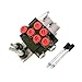 WeiLaiKeQi Hydraulic Flow Control Valve for Double Acting Applications in Industrial Machinery, 2 Spool, as described