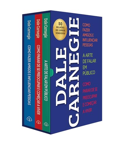 Box Dale Carnegie - Desenvolvimento Pessoal, Comunicação e Relacionamento - 3 Livros Clássicos