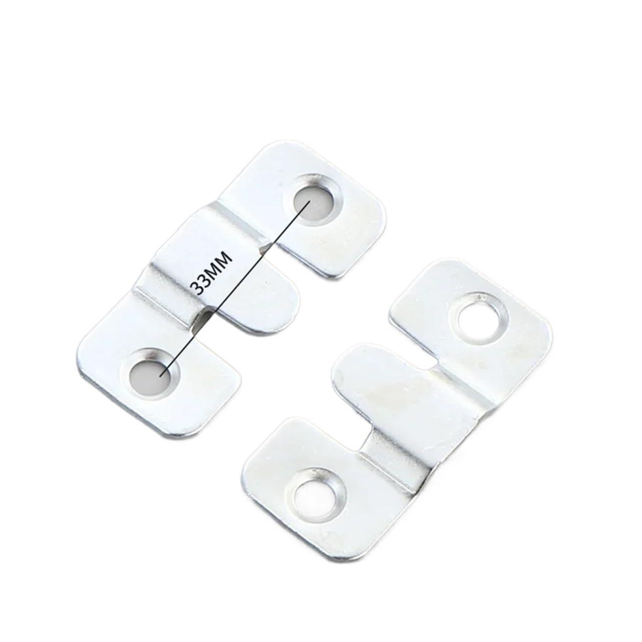 Pfmsaaf Small Embedded Bracket Folding Table Wall Shelves Floating Stainless Steel Hanging Buckle Flush Mount Hanger Furniture Interlock Bracket For Home(,10Pcs(5Set))